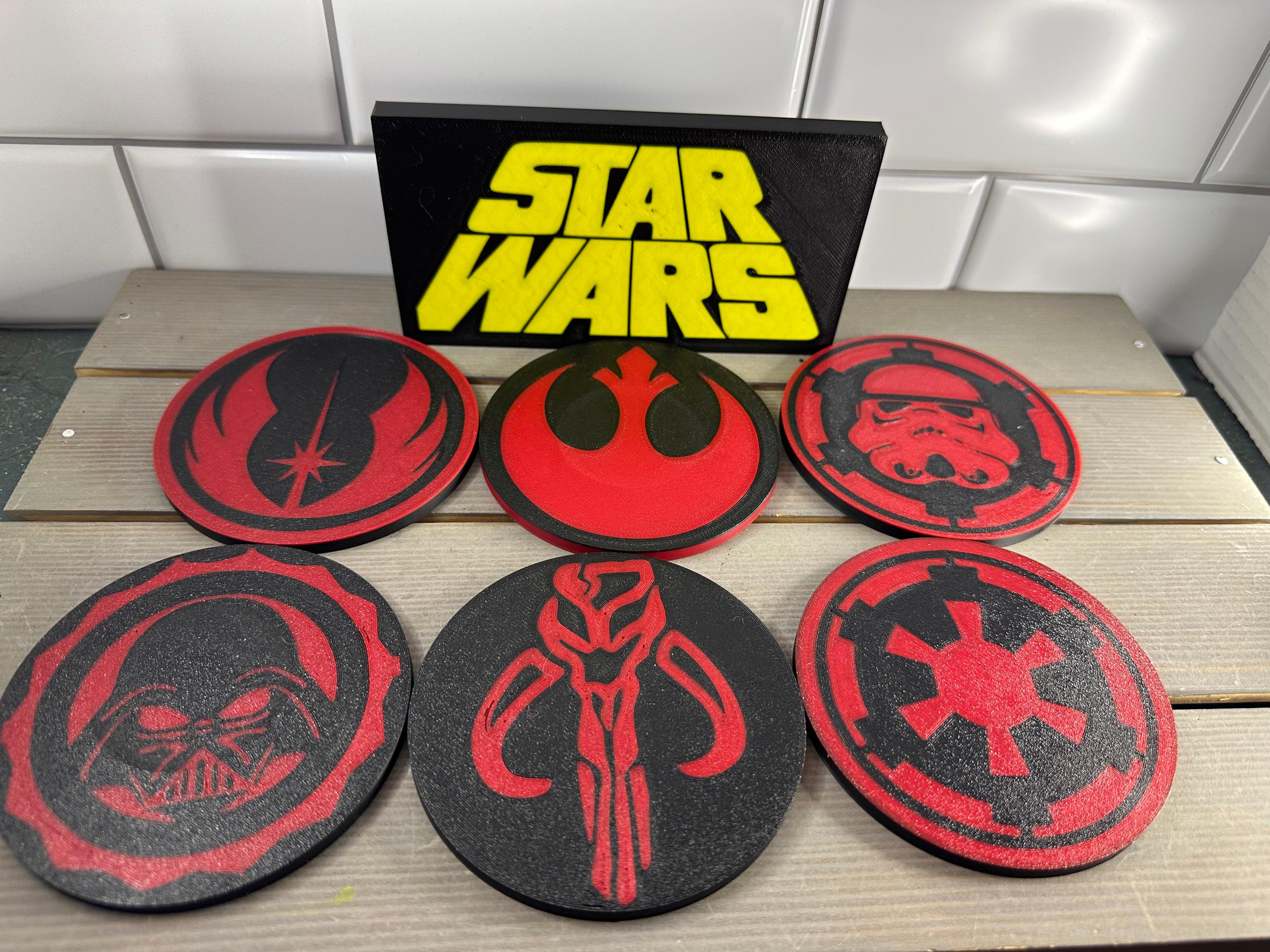 Star Wars Coaster Set 3d model