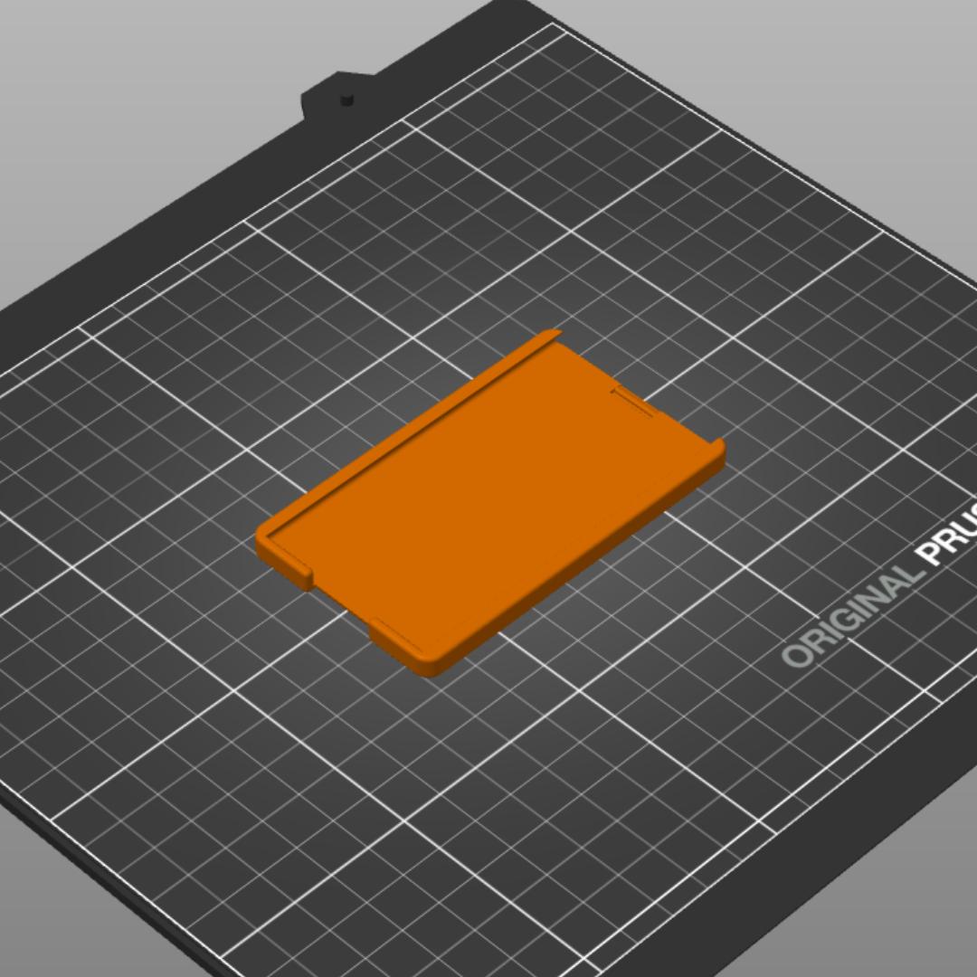 Minimalistic Card-sized Nintendo Game Card Holder 3d model