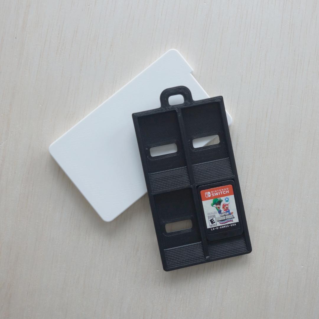 Minimalistic Card-sized Nintendo Game Card Holder 3d model