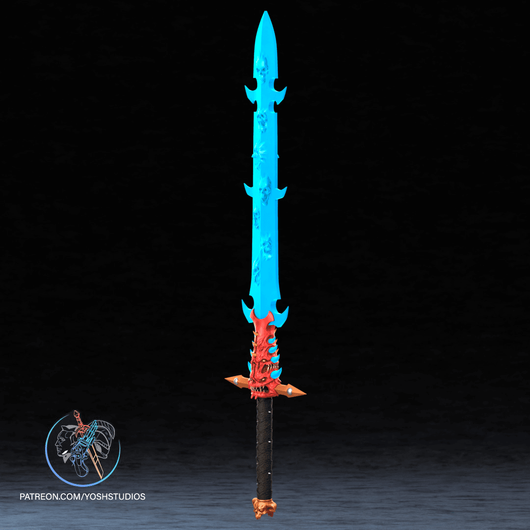 40K Abaddon's Soul Sword 3D STL File 3d model