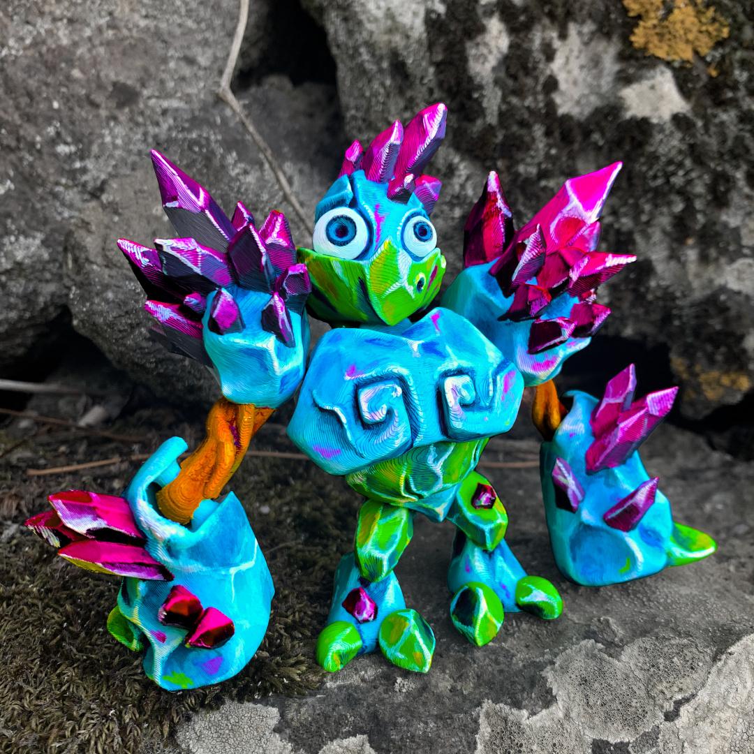 Crystal Golem 3d model