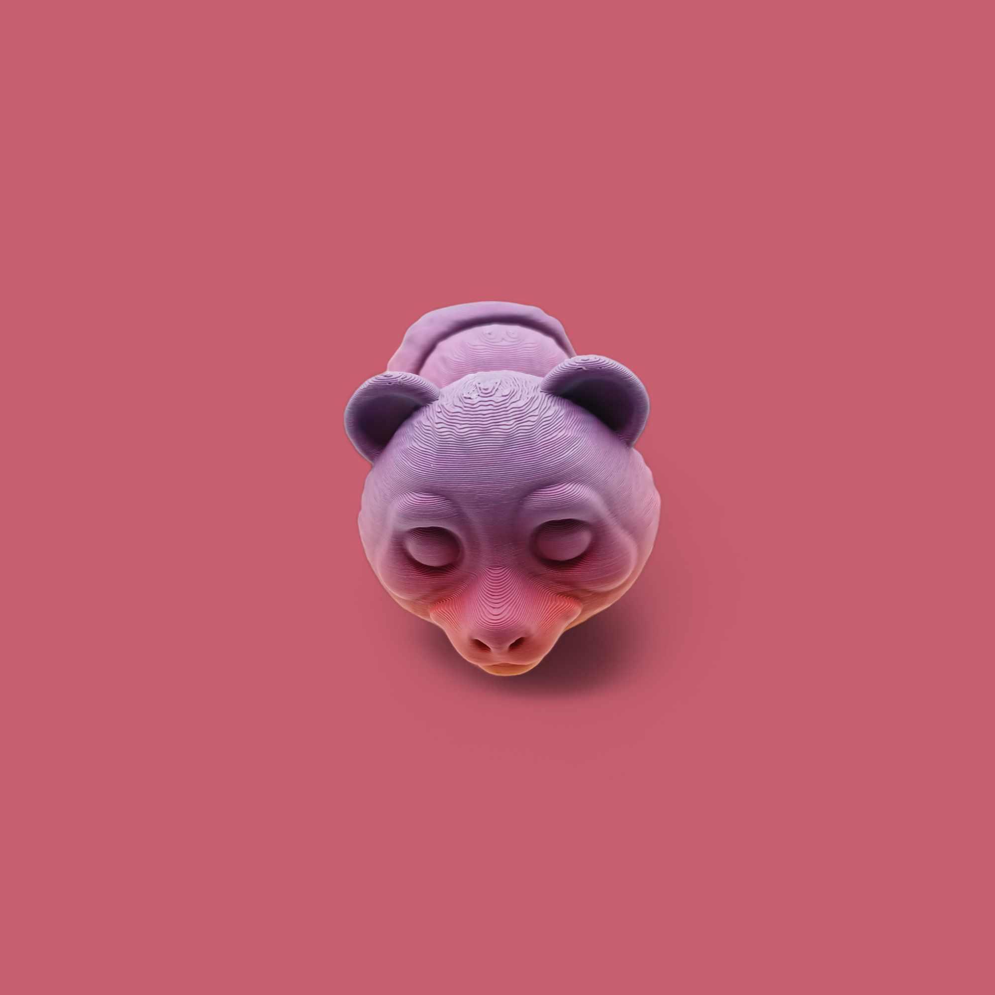 Chunky Panda 3d model