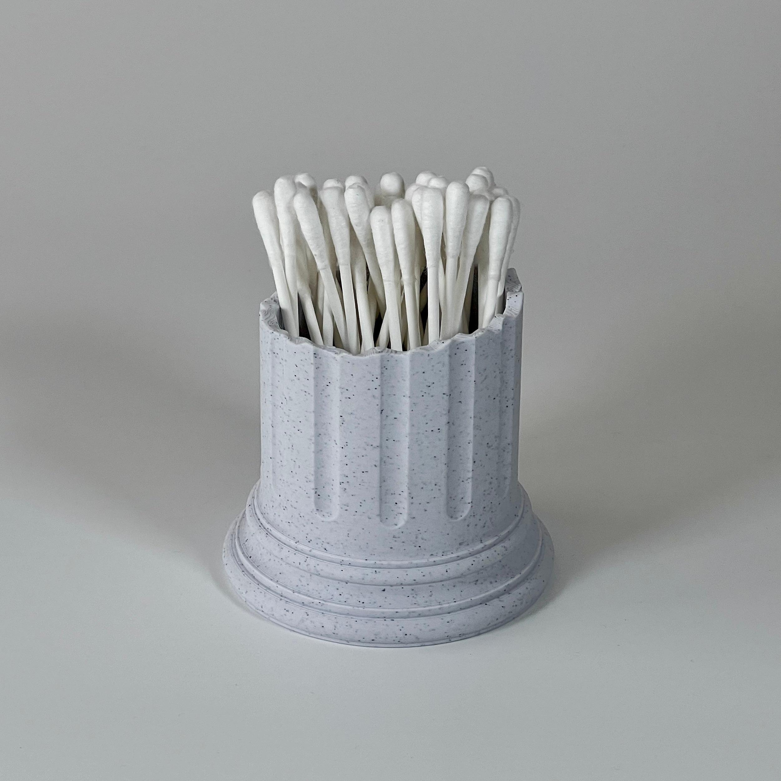 Q-Tips Dispenser Greek Pillar 3d model