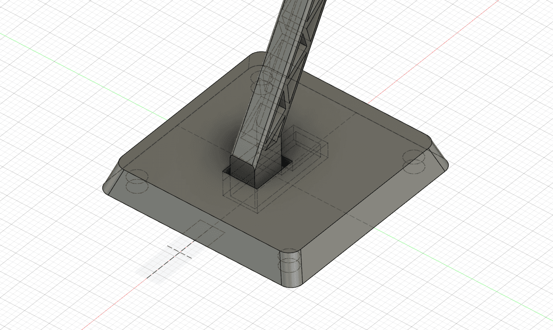 Magnetic Headphone Stand 3d model