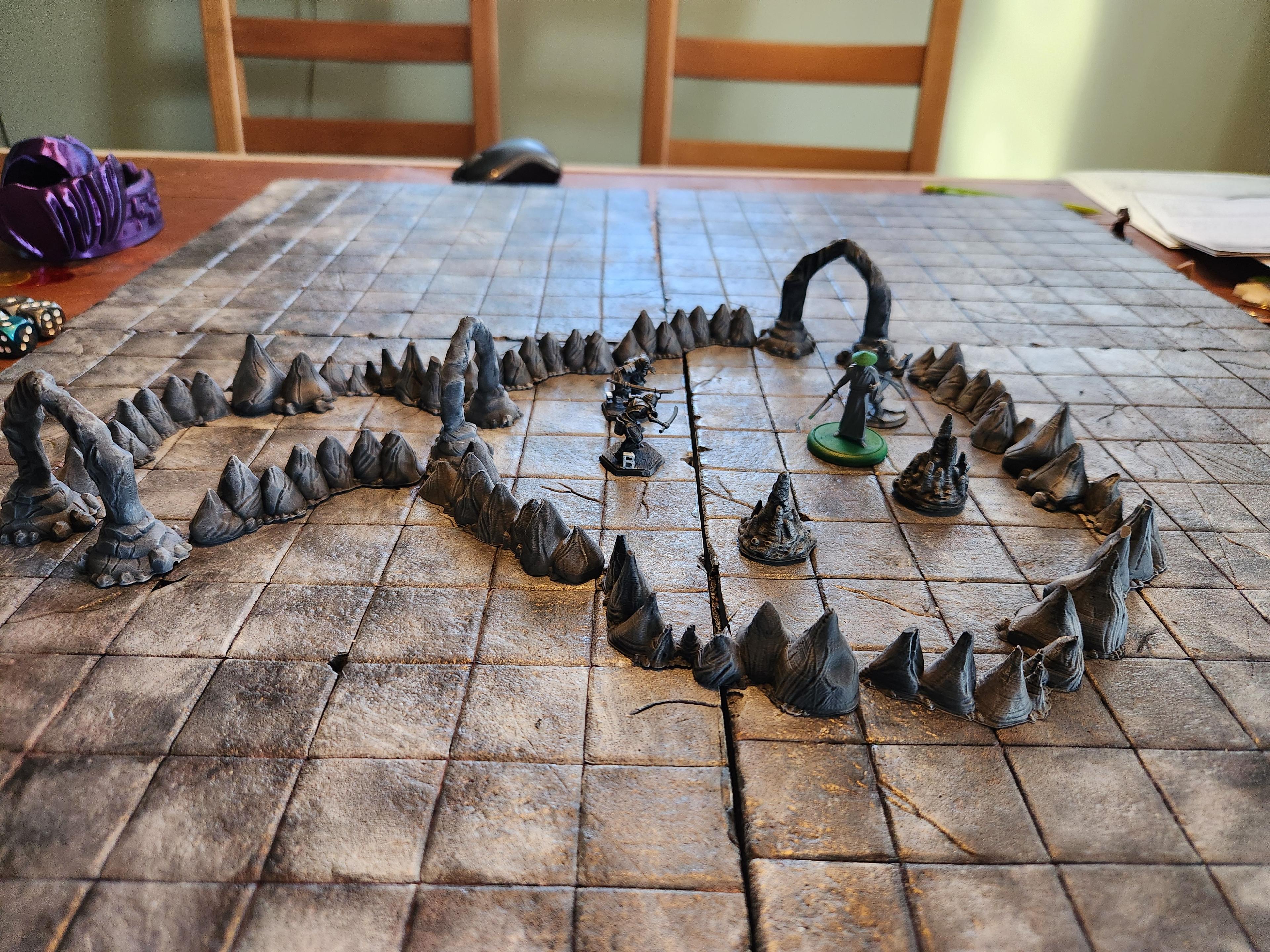 Cave Tabletop Terrain 3d model