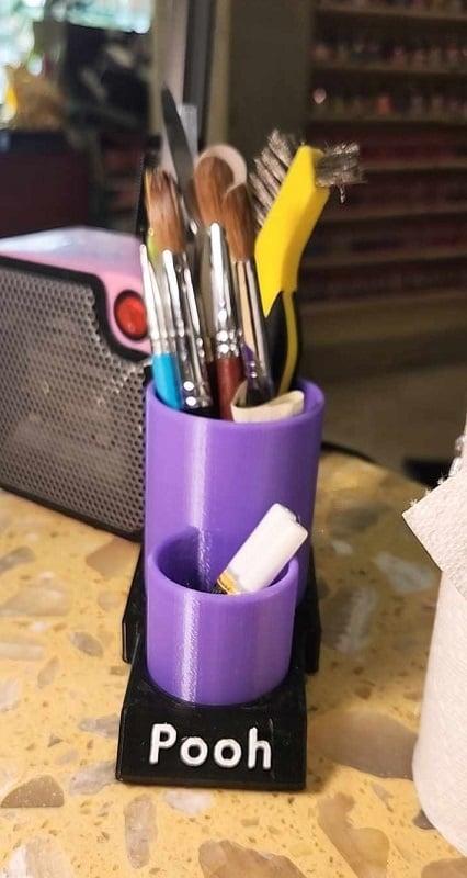 Desk Pen Organizer 3d model