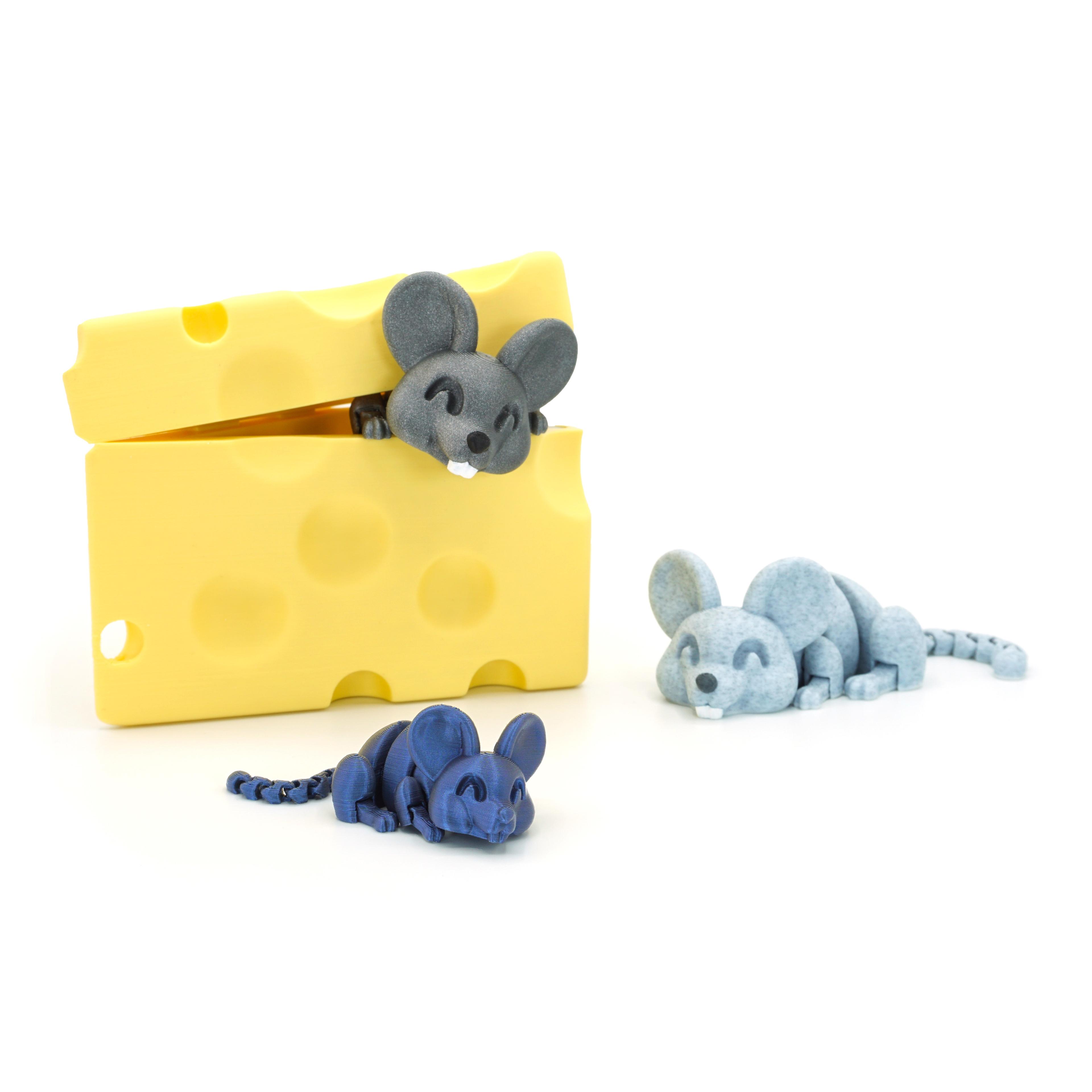 Cheese Boxed Mouse 3d model