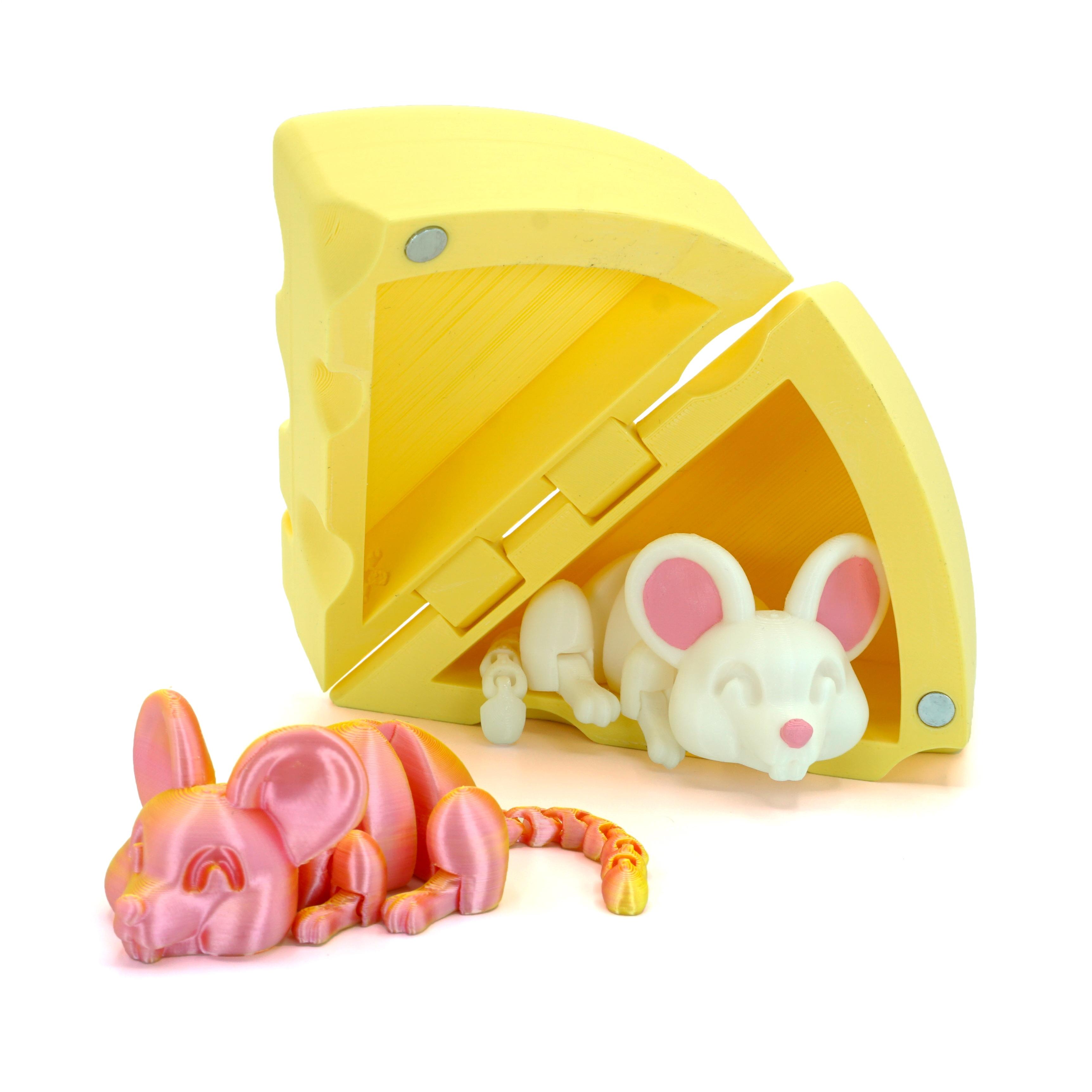 Cheese Boxed Mouse 3d model