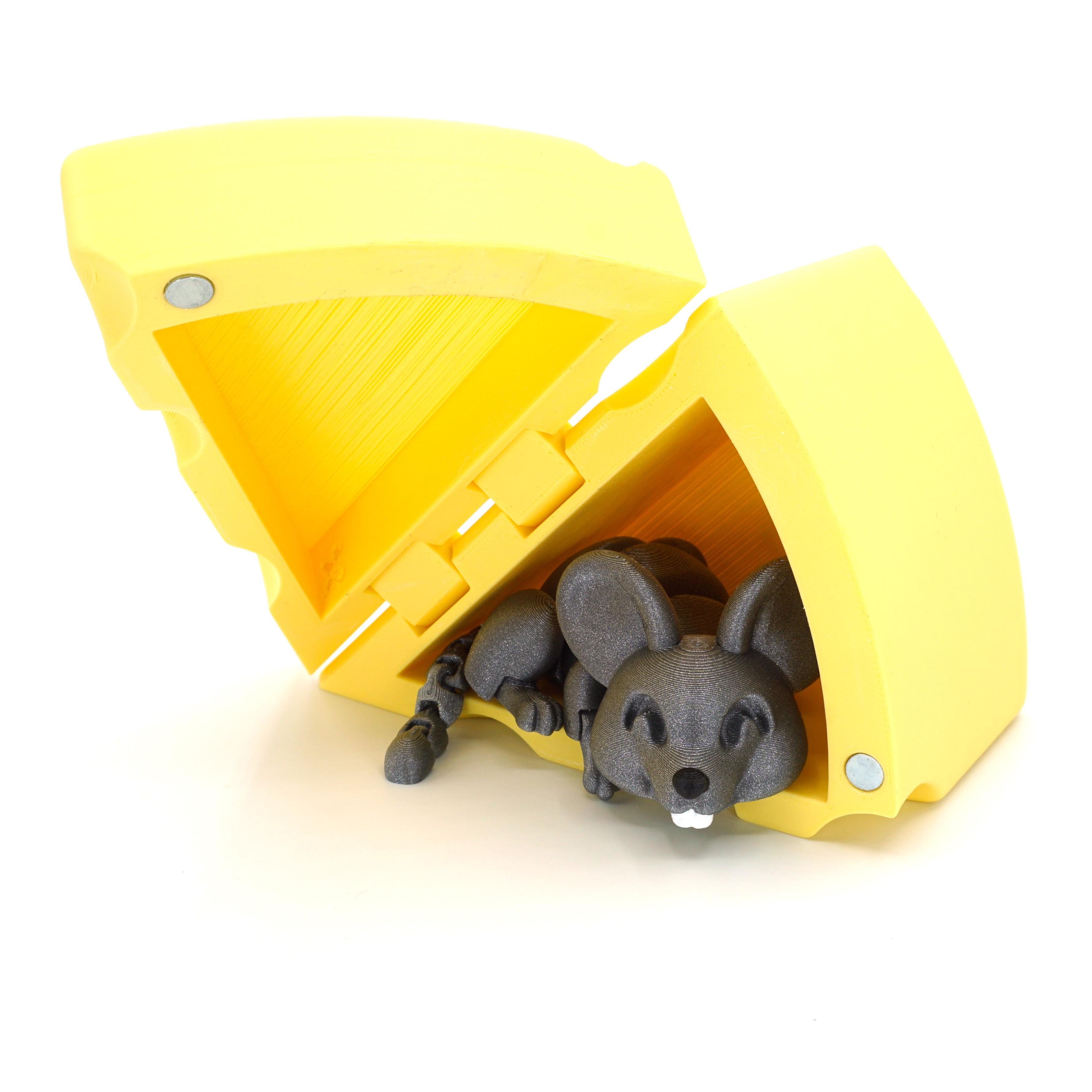 Cheese Boxed Mouse 3d model