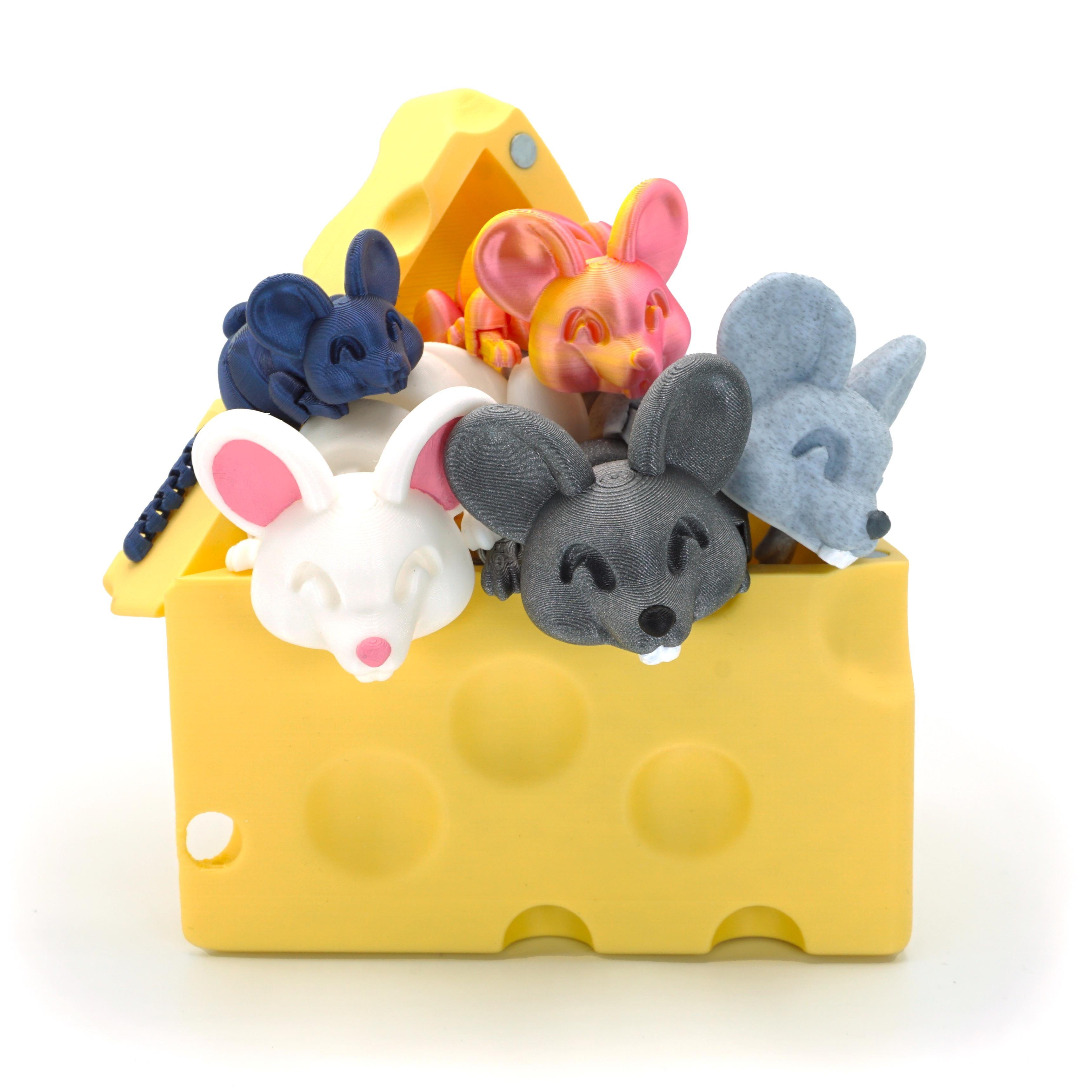 Cheese Boxed Mouse 3d model