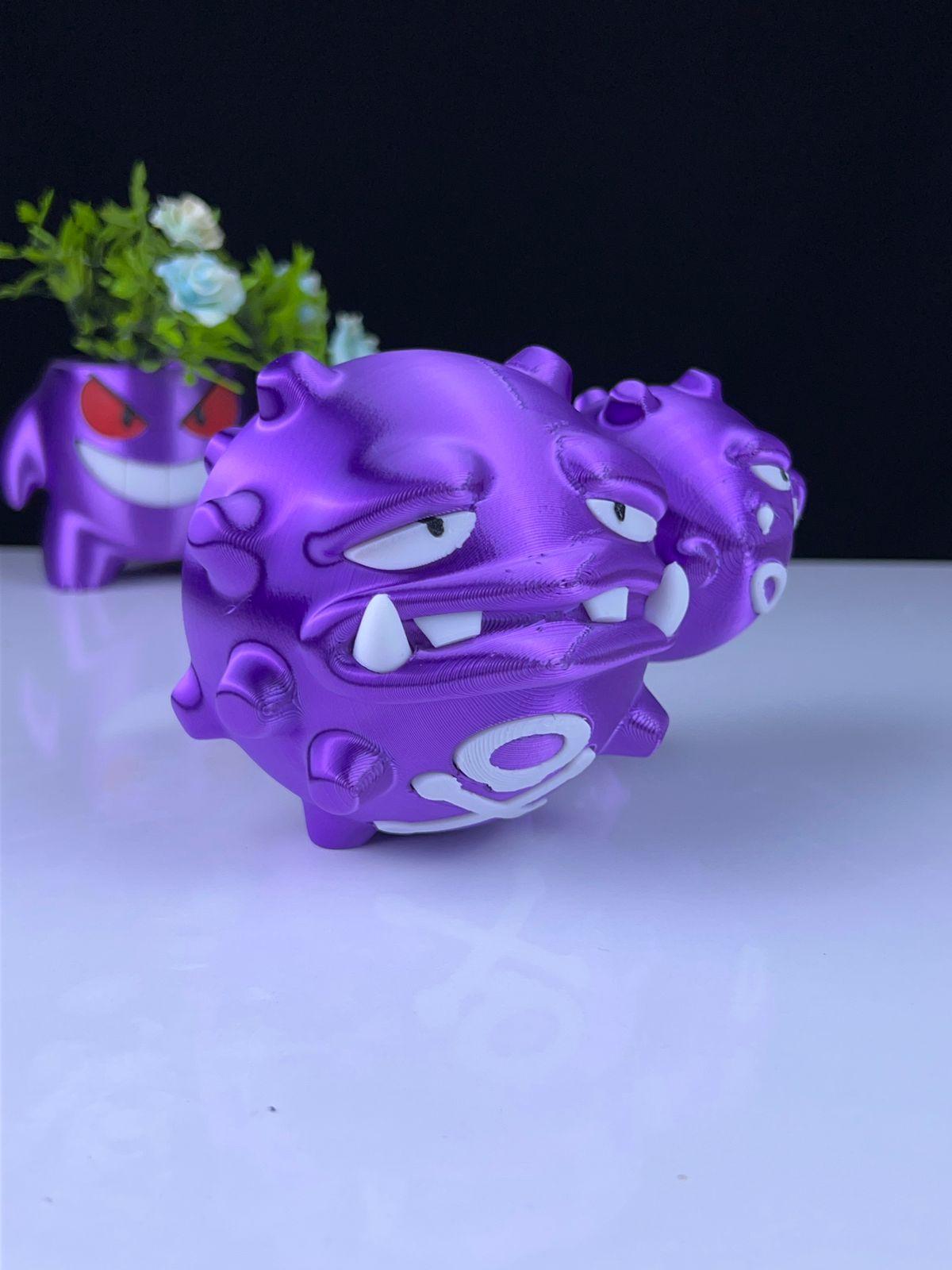 Weezing Pokemon - Multipart 3d model