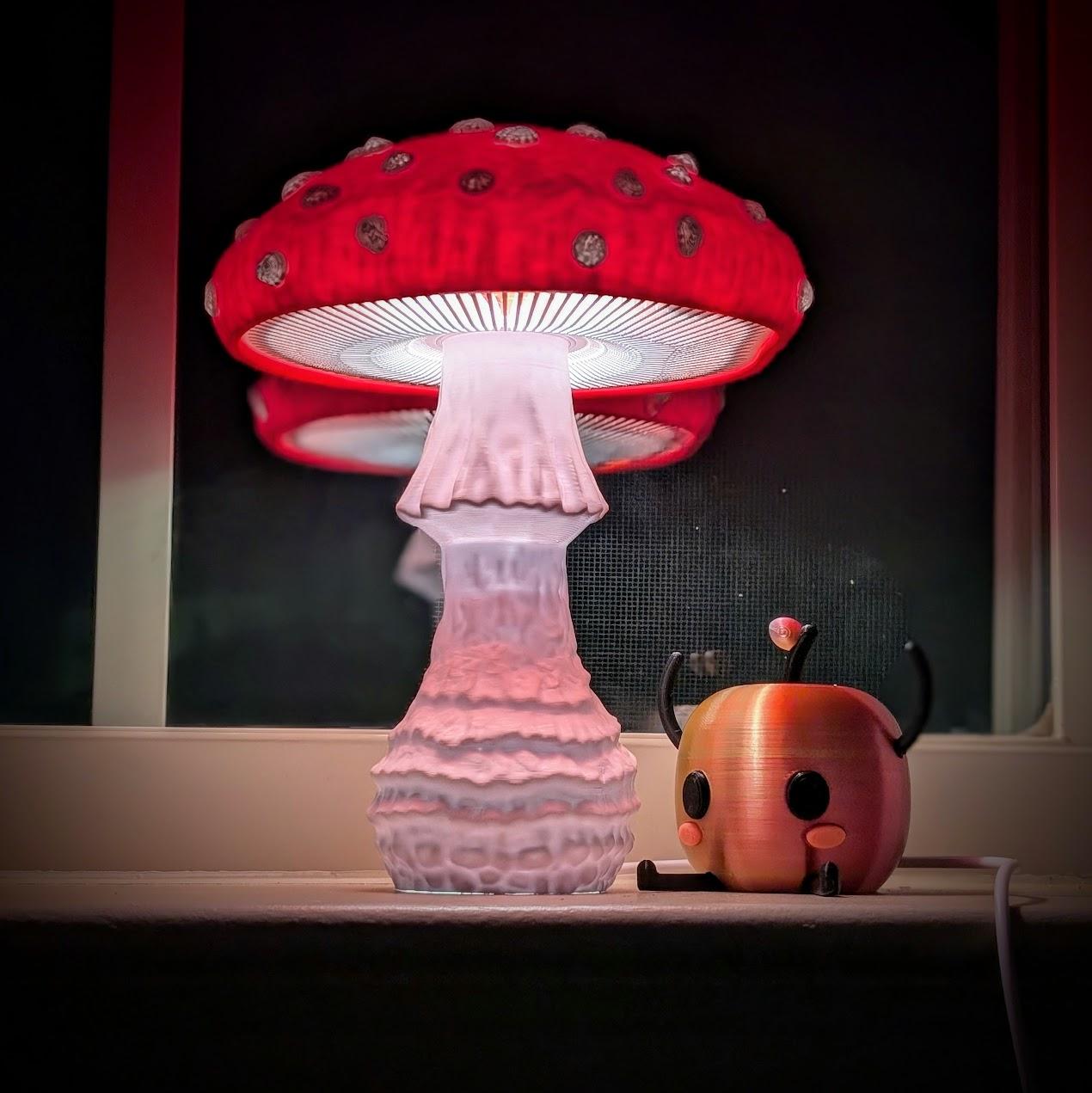 Mushroom lamp “Amanita Muscaria” 3d model