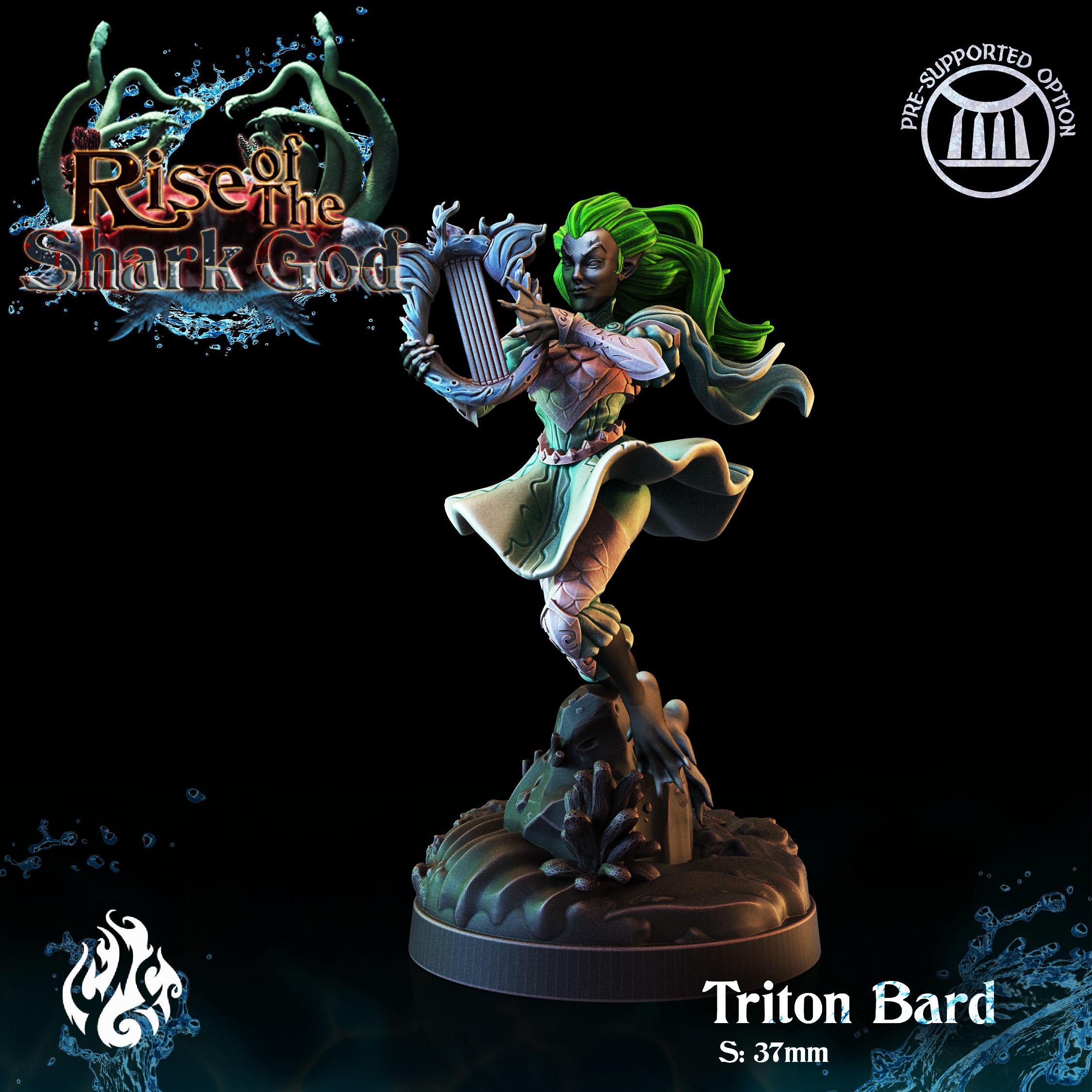 Triton Bard 3d model