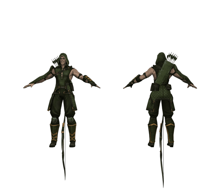 Oliver Queen Green Arrow 3d model