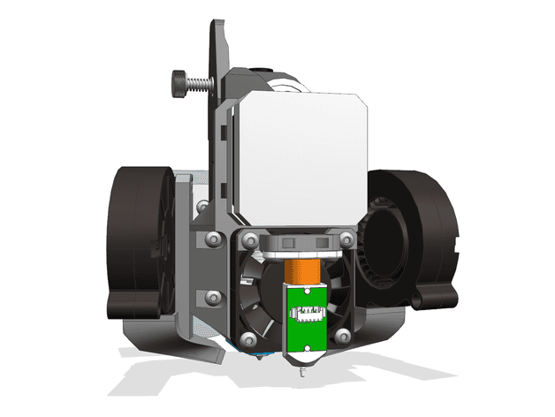 K3D BMG Printhead for Ender-3/Aquila/CR-10 3d model