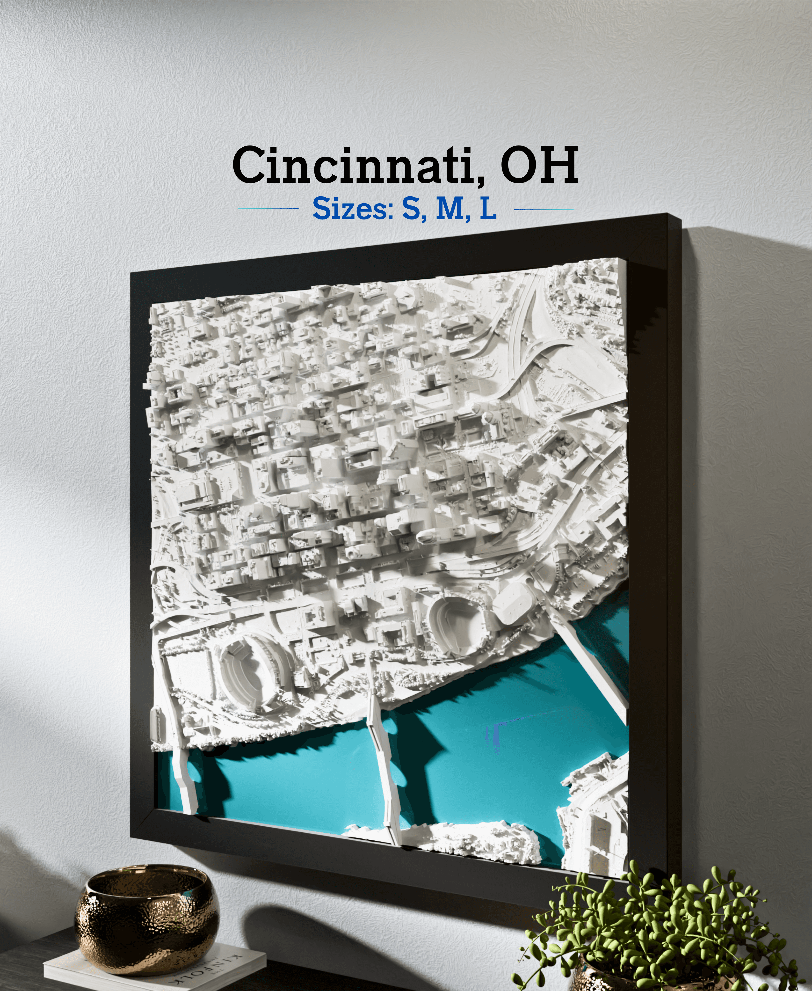 Cincinnati, OH - Small 3d model