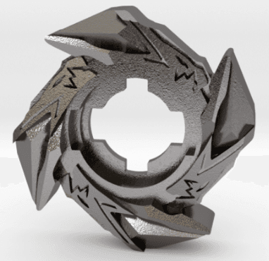 BEYBLADE COBALT DRAKE MS | COMPLETE | HMS SERIES 3d model