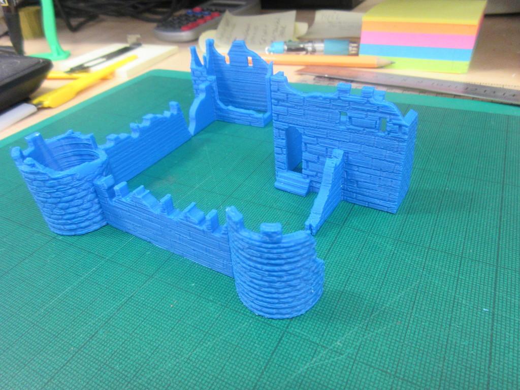 Castle ruin 3d model