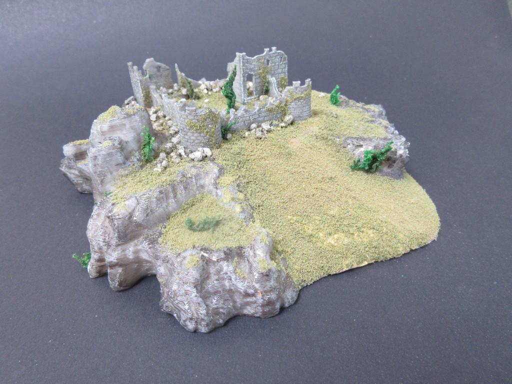 Castle ruin 3d model