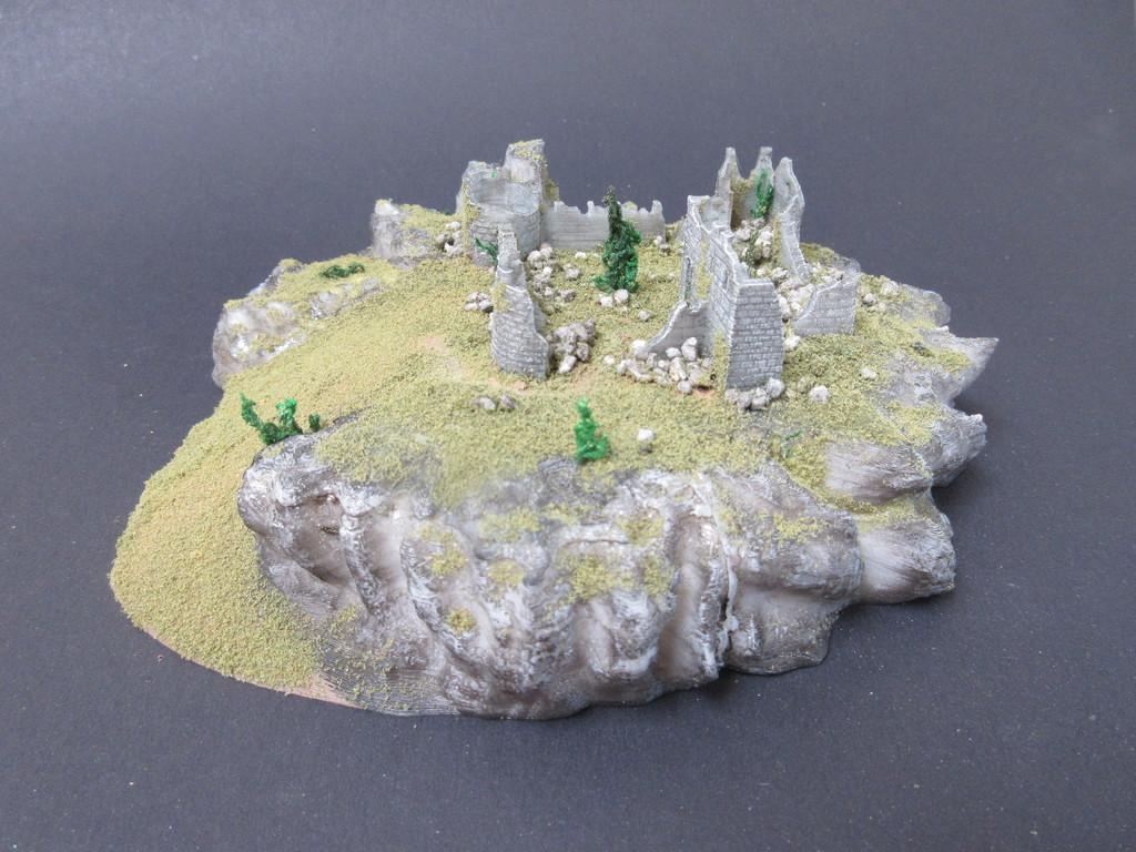 Castle ruin 3d model