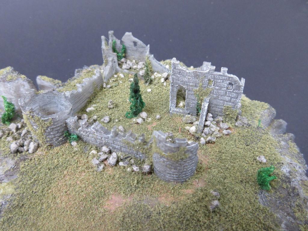 Castle ruin 3d model