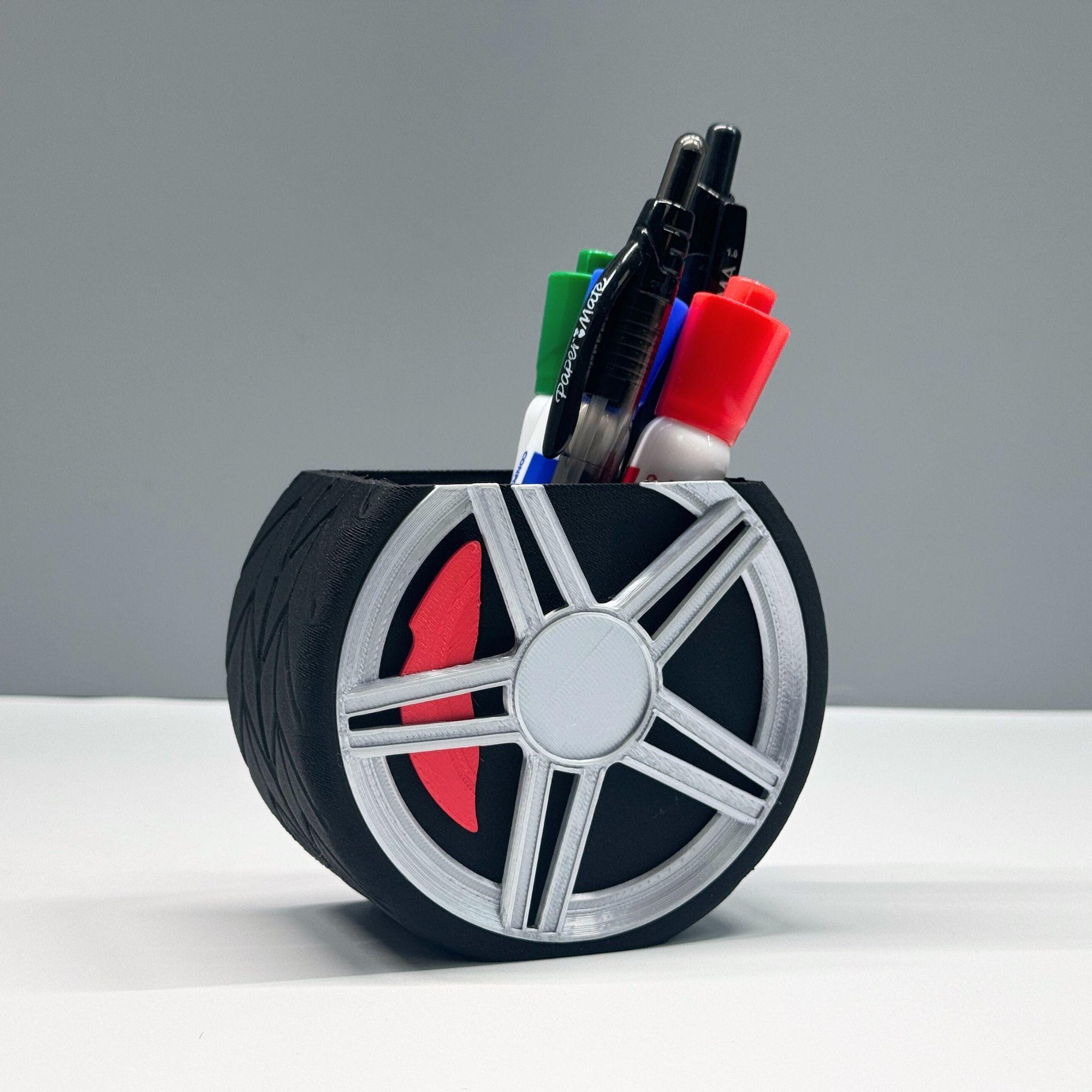 3D Printable Car Wheel Desktop Accessory 3d model