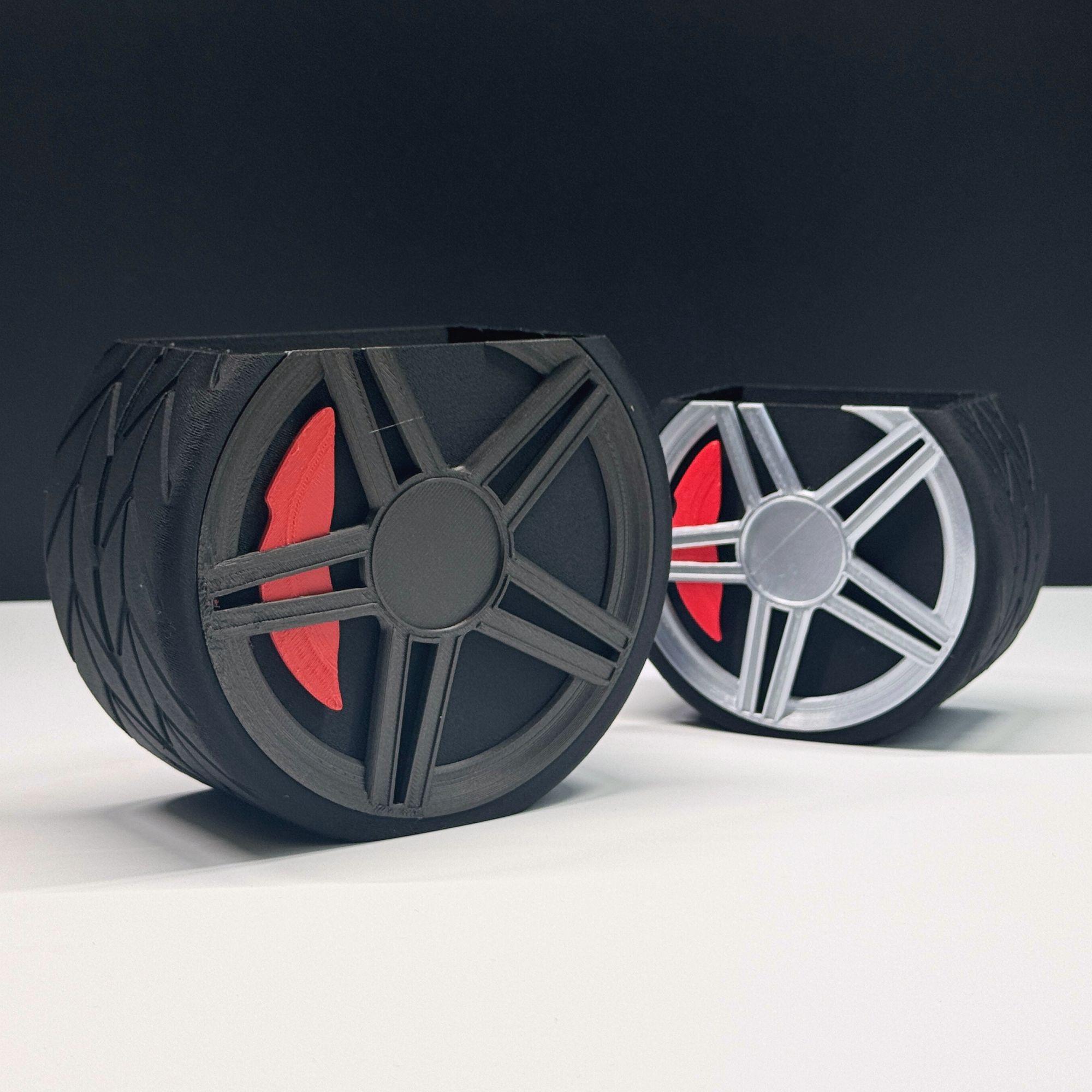 3D Printable Car Wheel Desktop Accessory 3d model