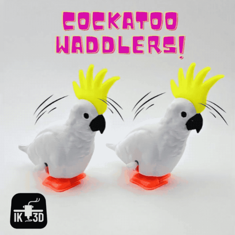 Waddlers - Cockatoo / 3MF Included 3d model