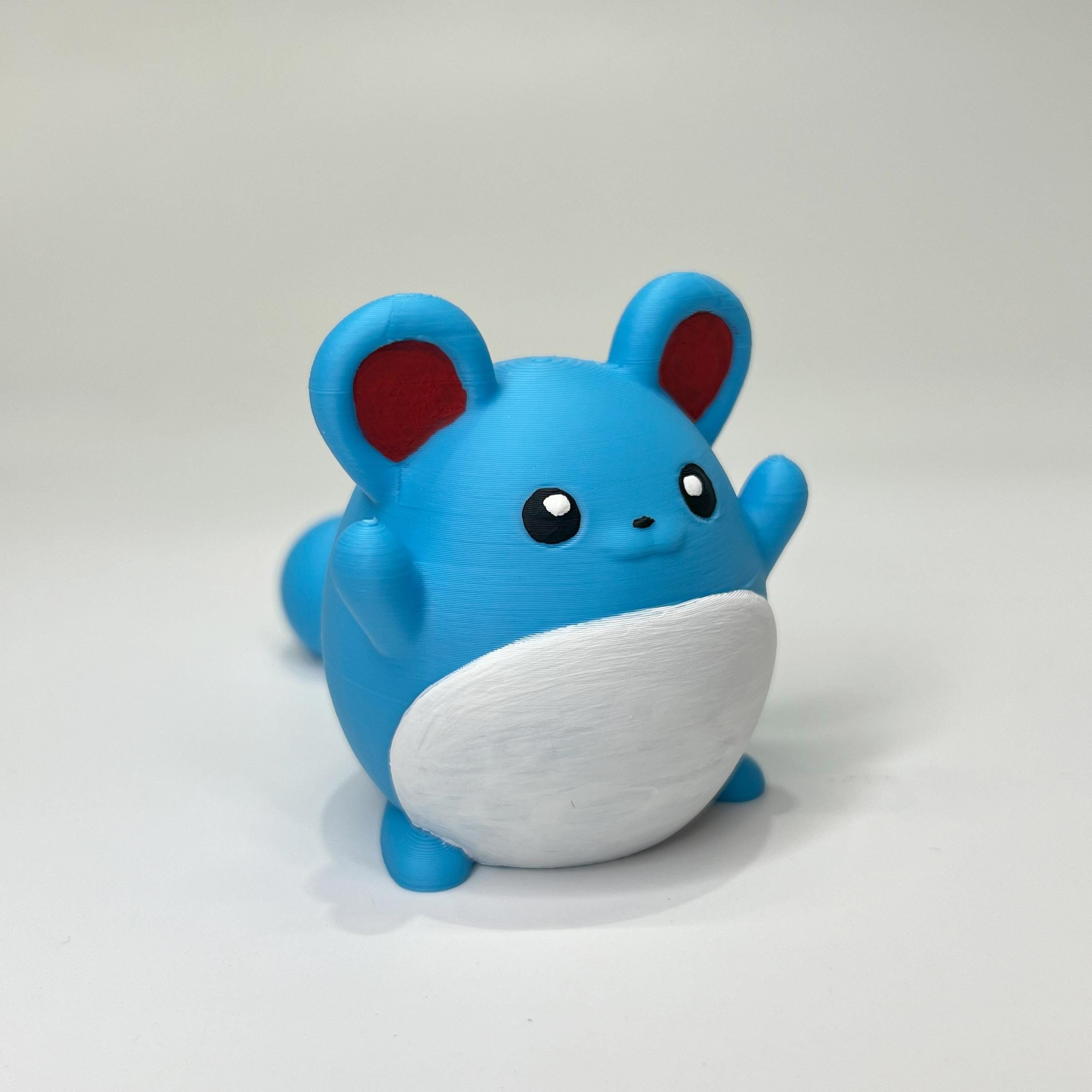 Marill (Easy Print No Supports) 3d model