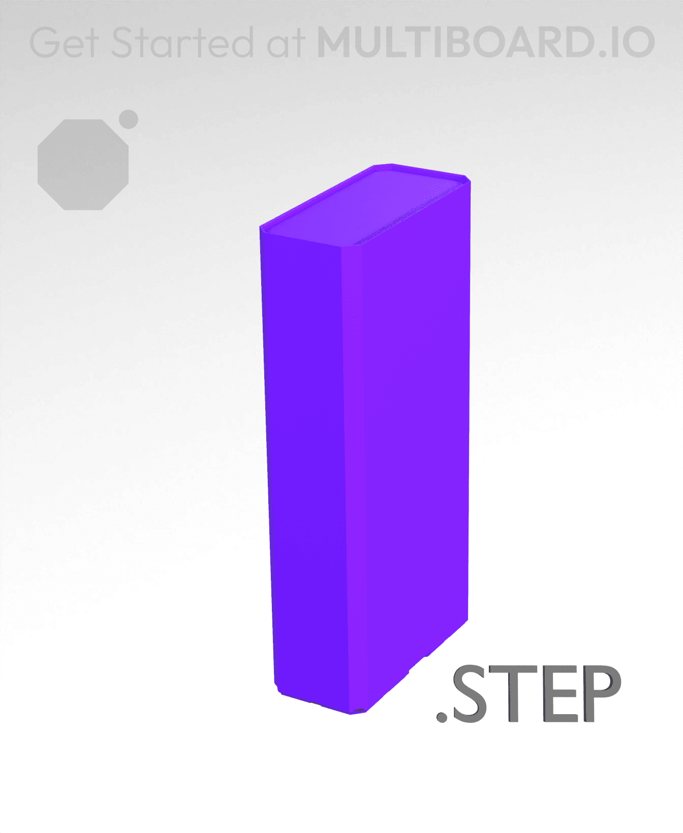 1x2x4 - Multibin Insert - STEP Remixing File 3d model