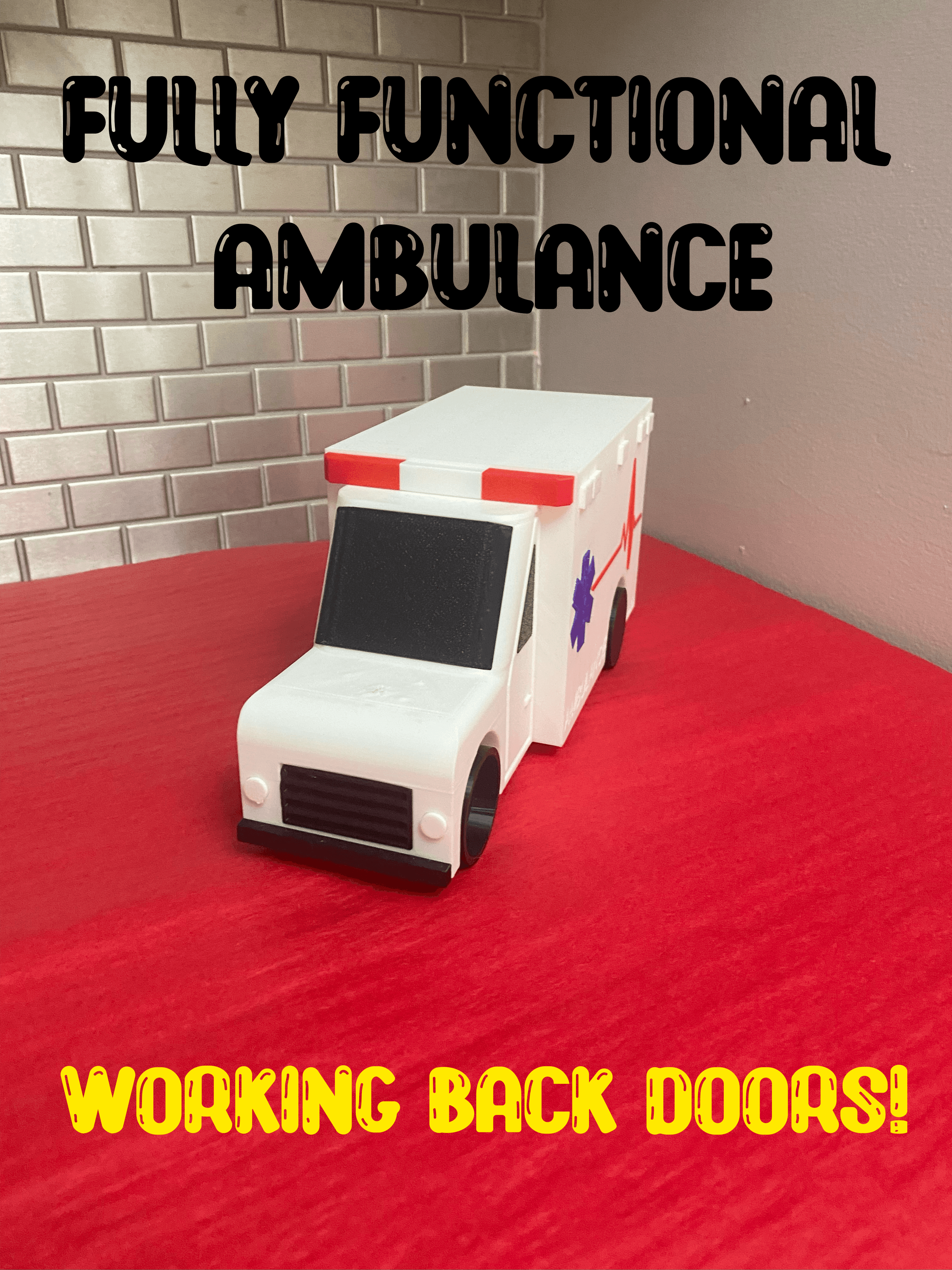 The Ambulance! 3d model