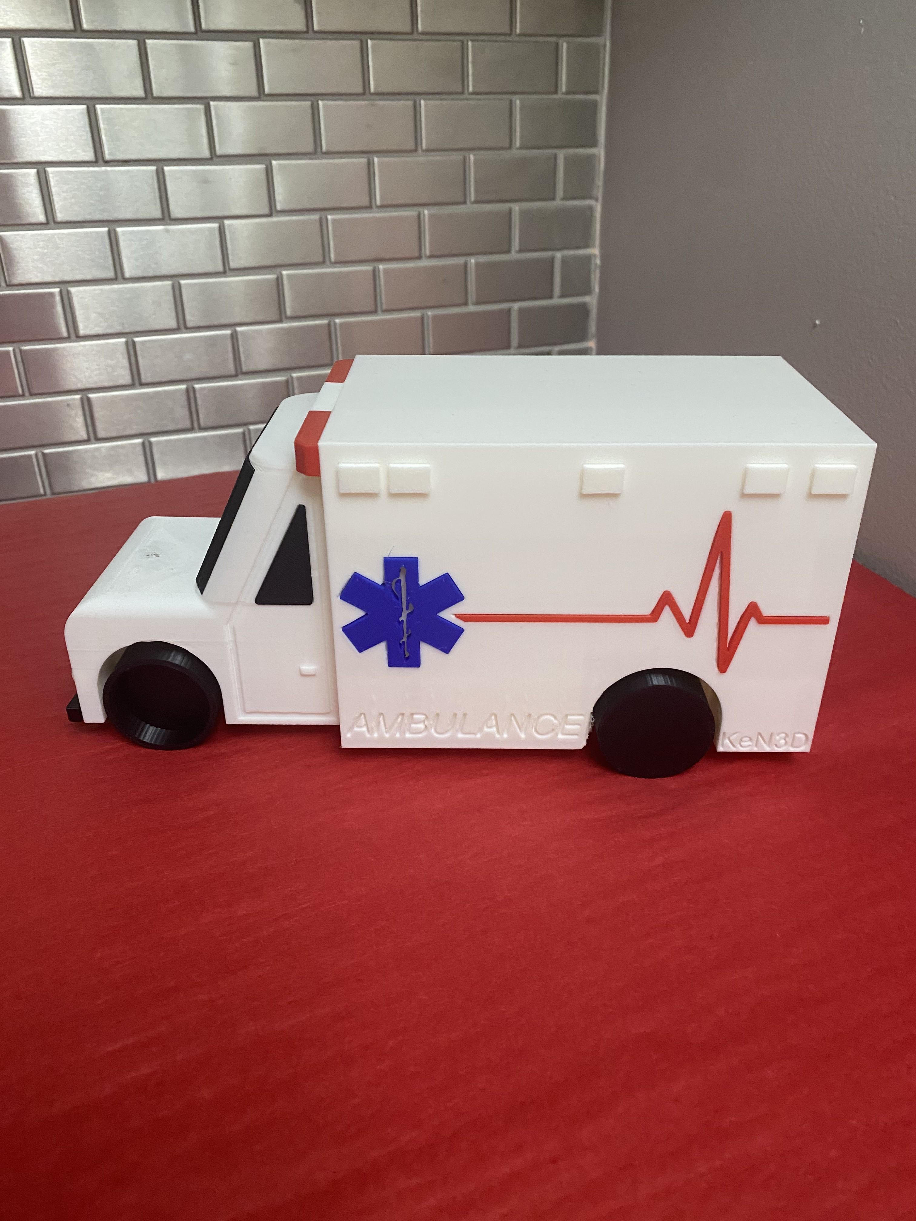 The Ambulance! 3d model