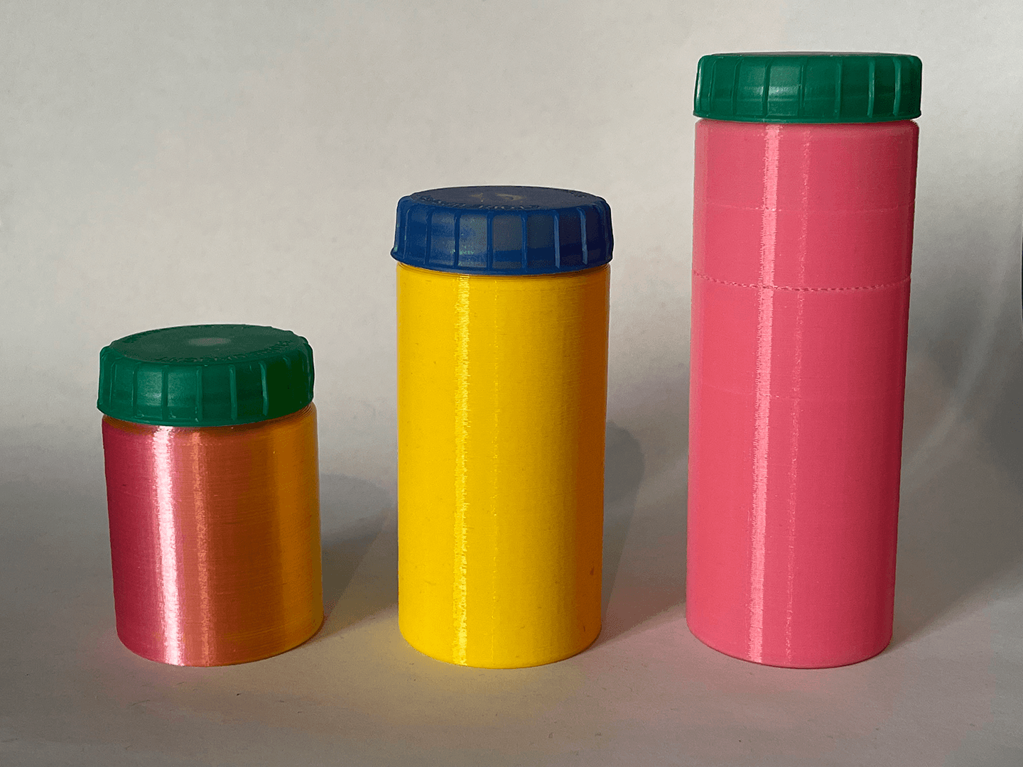 Milk Cap Jar set 3d model