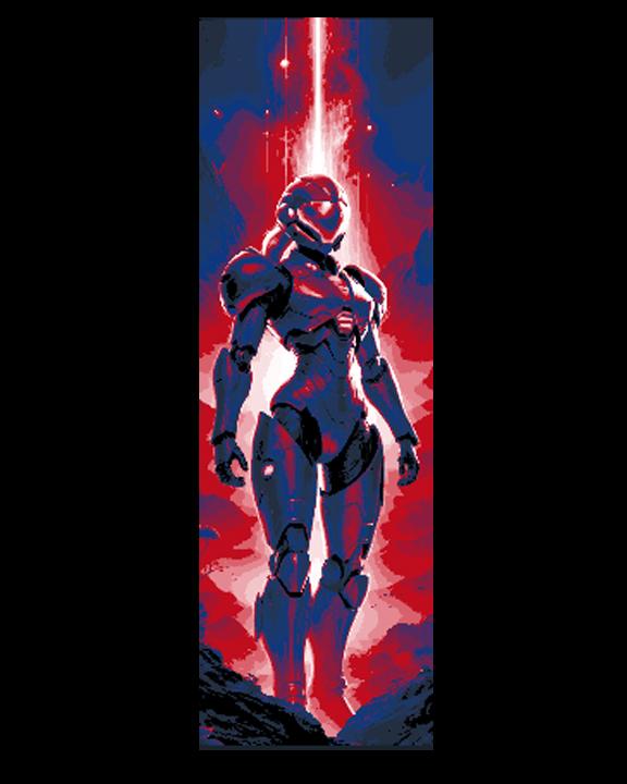 Fan Art of Metroid Prime - Set of 3 Bookmarks 3d model