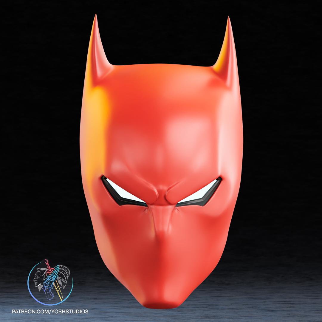 Super Bat Helmet 3D Printer File STL 3d model