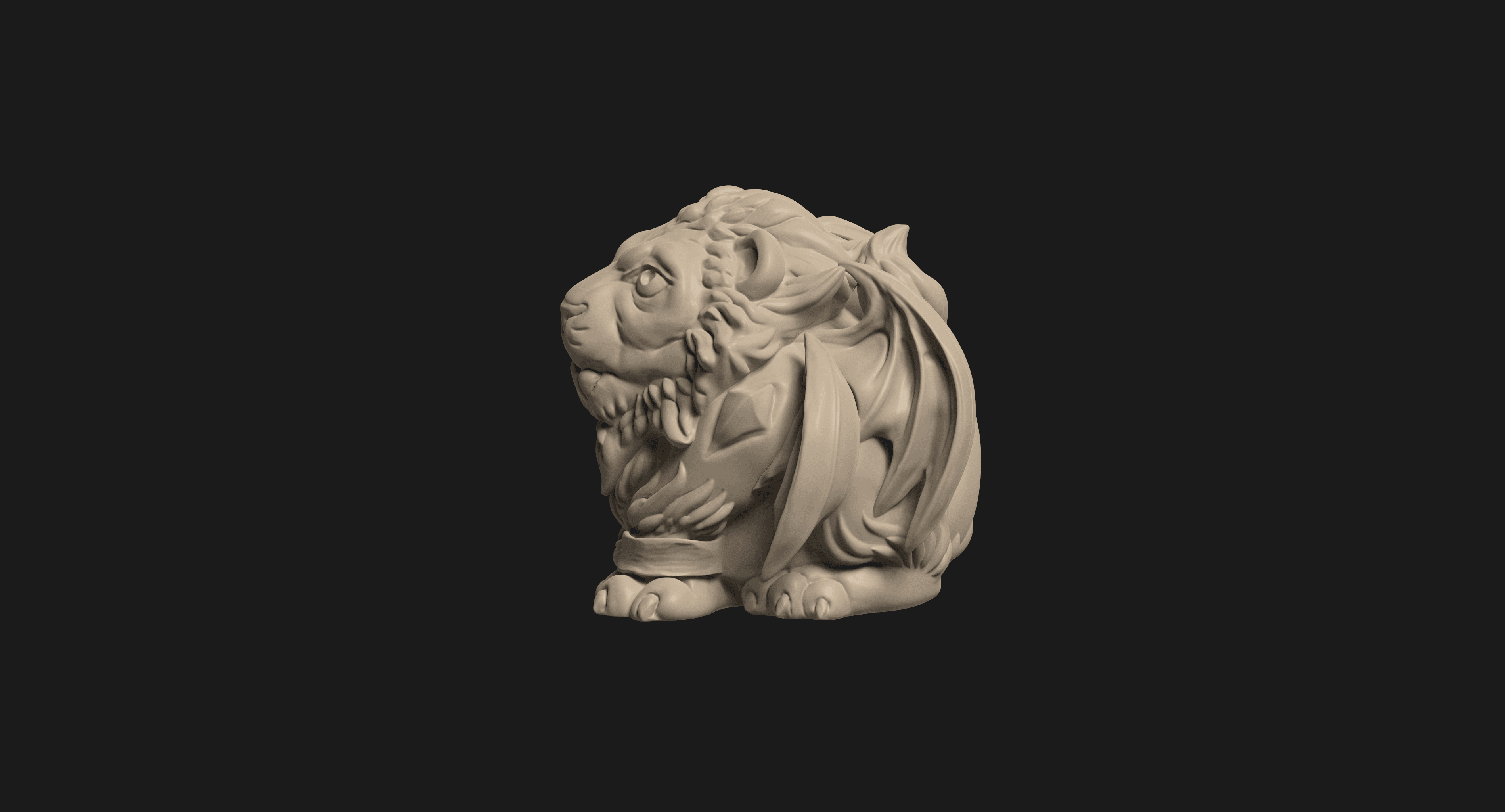 Winged Lion - Soul of Vlad Creature Collection 3d model