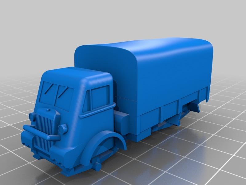 Bedford QL Truck 3d model