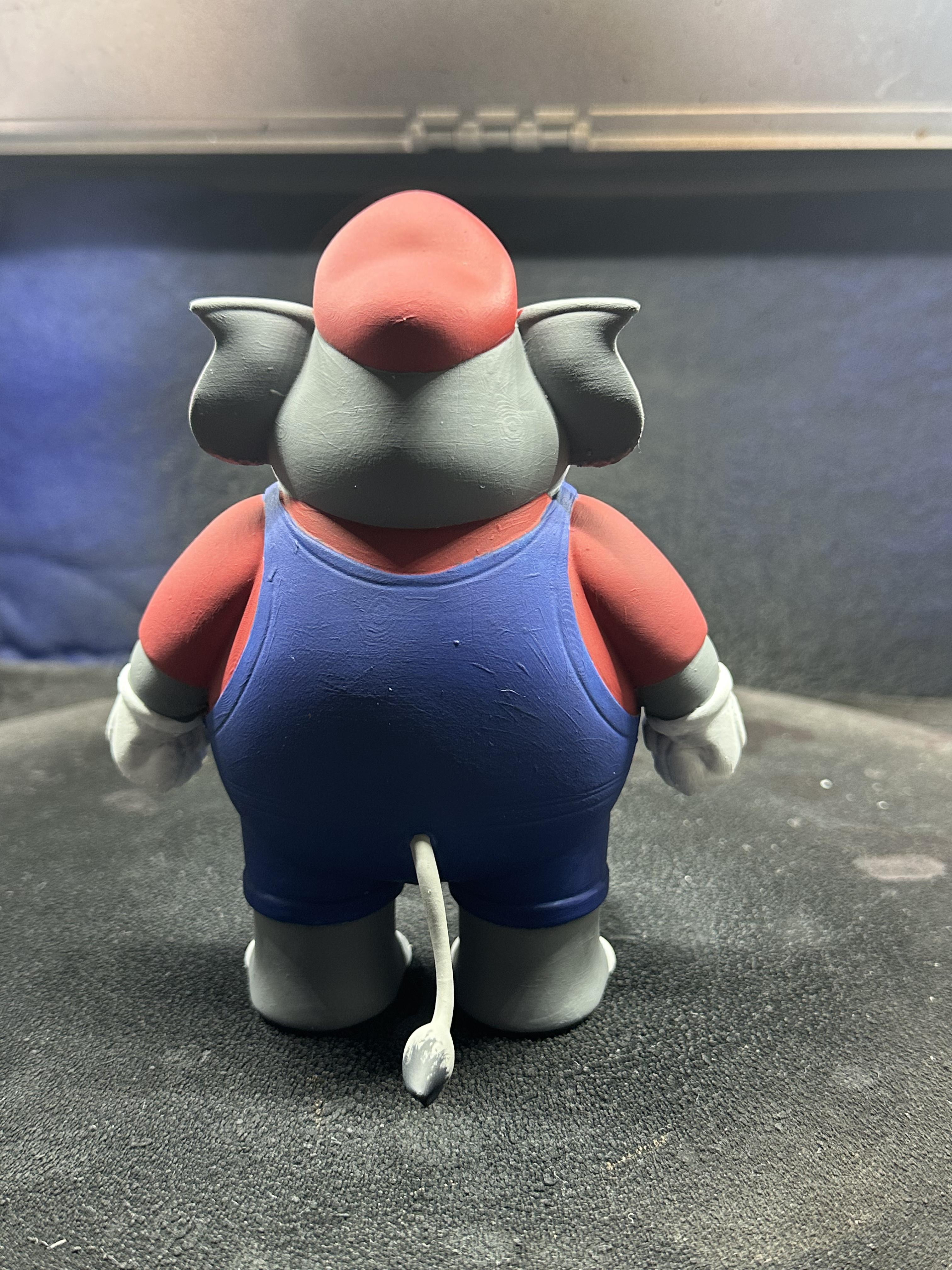 Mario Elephant (Pre Supported) 3d model