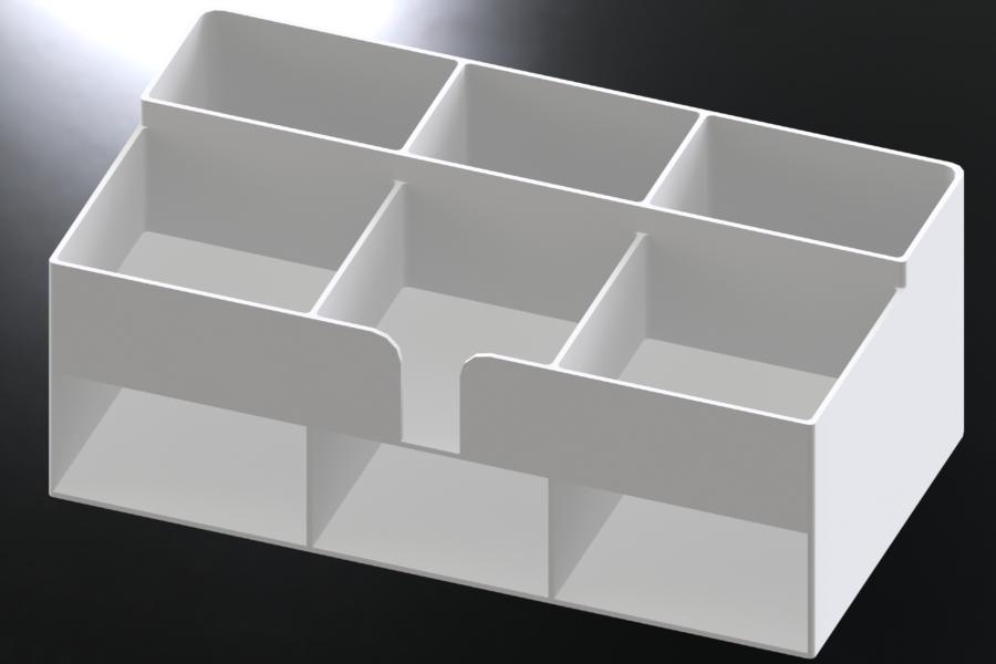 Desk Organizer III 3d model