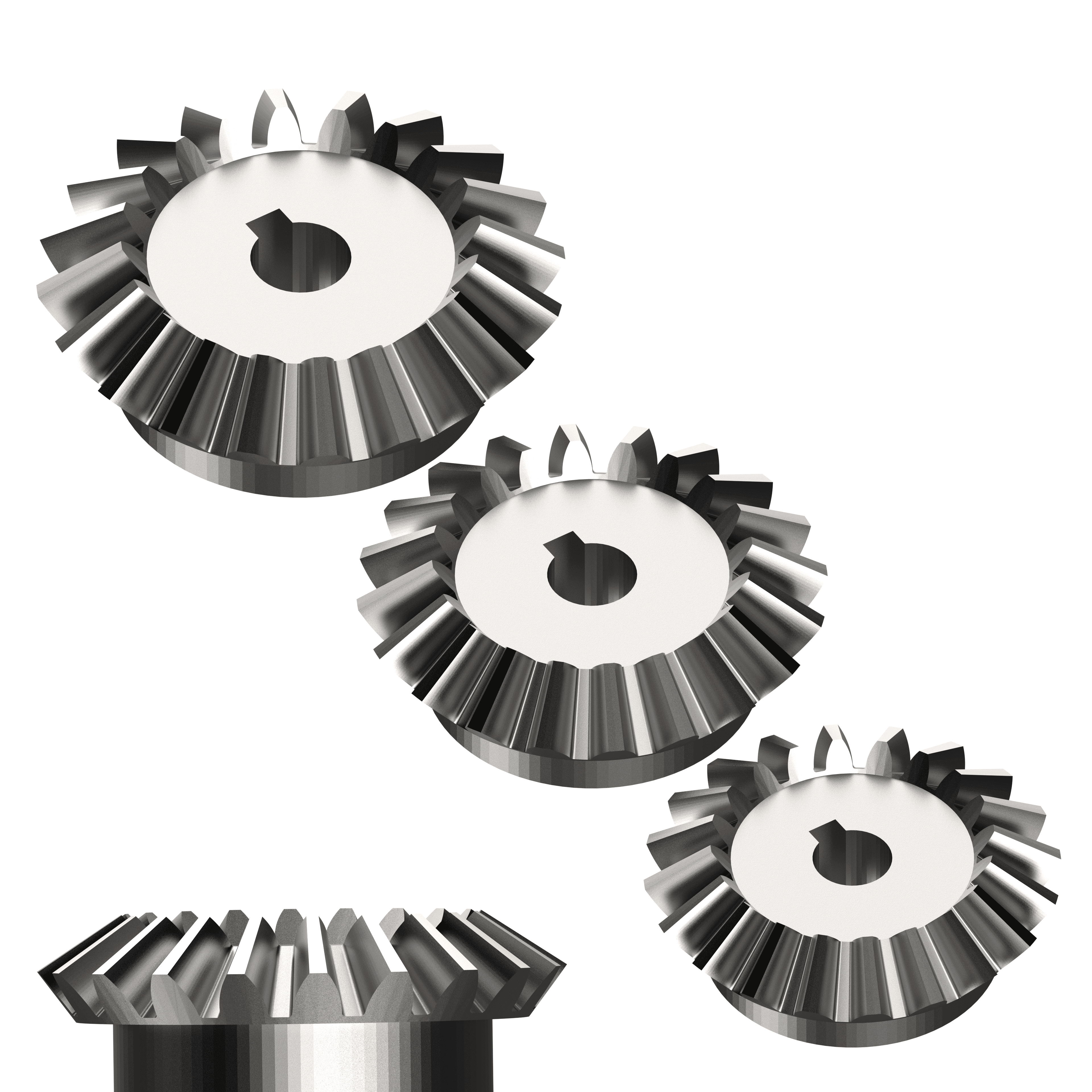 Straight Bevel Gear 3d model