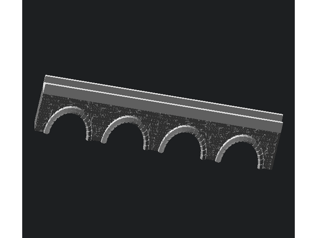 Stone Arch (Customizable) 3d model