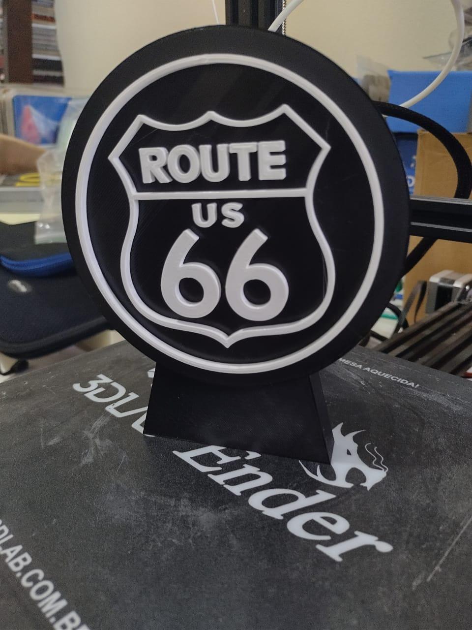 Route US 66.stl 3d model