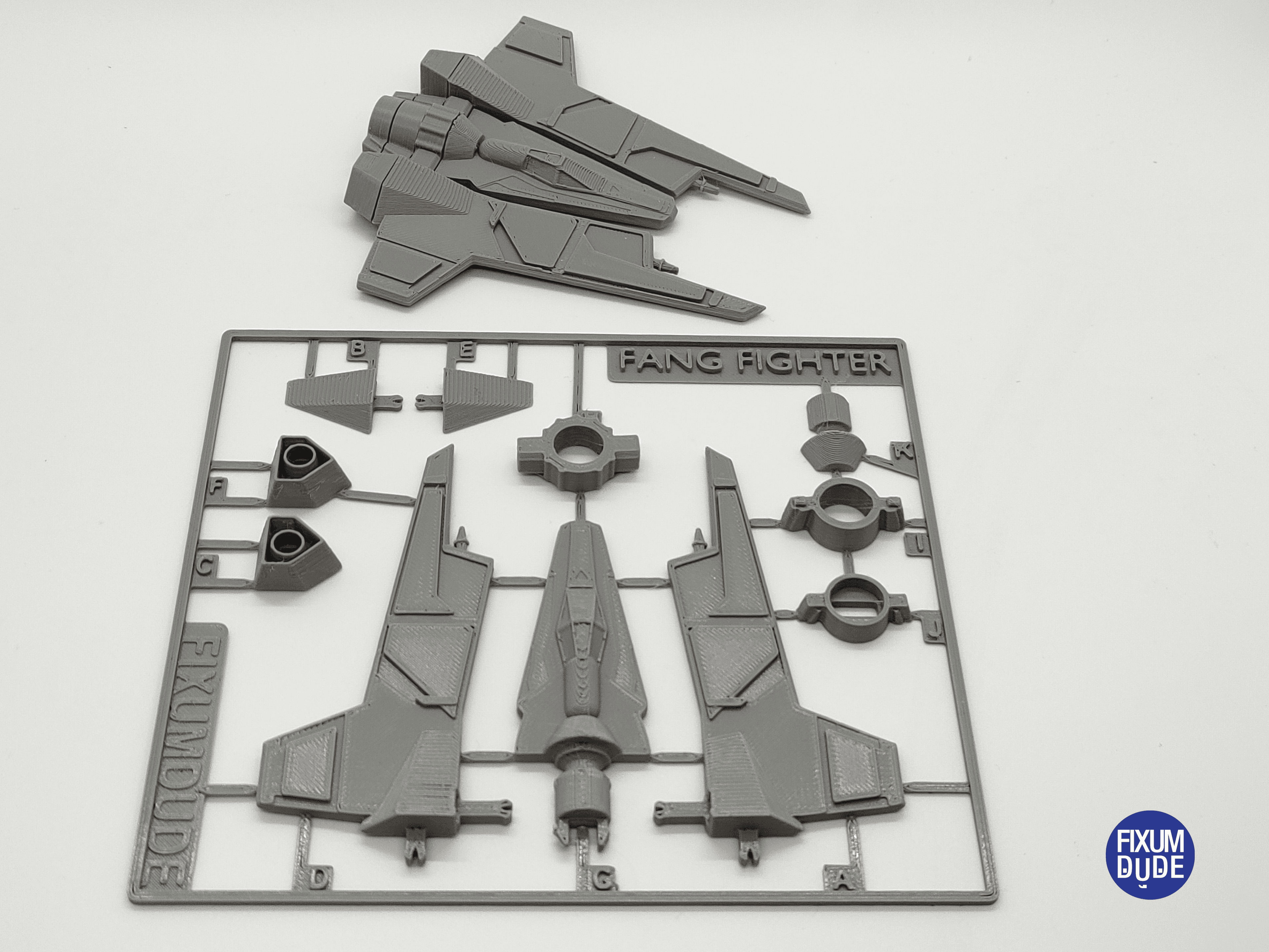 Star Wars Fang Fighter Kit Card 3d model