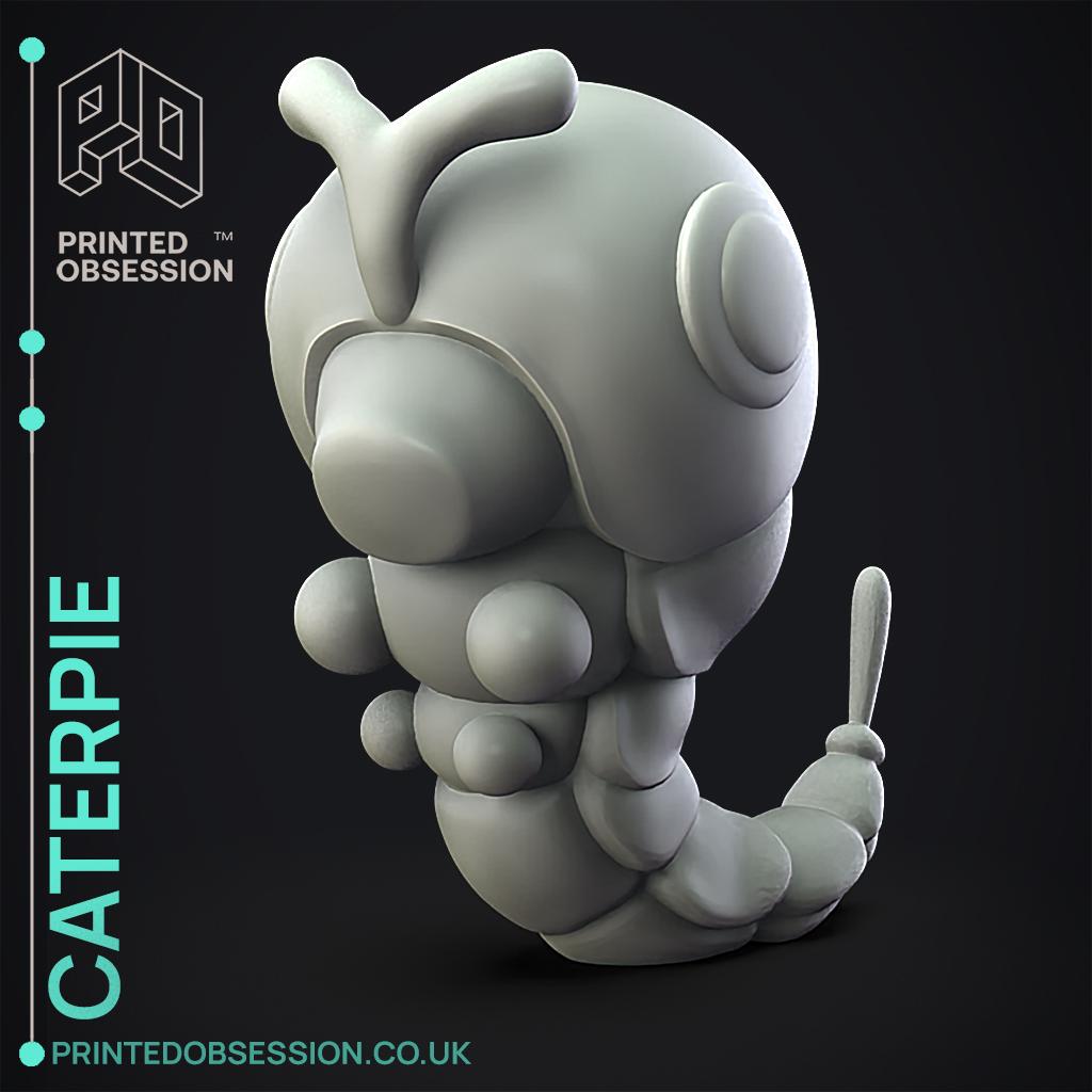 Caterpie - Pokemon - Fan Art 3d model