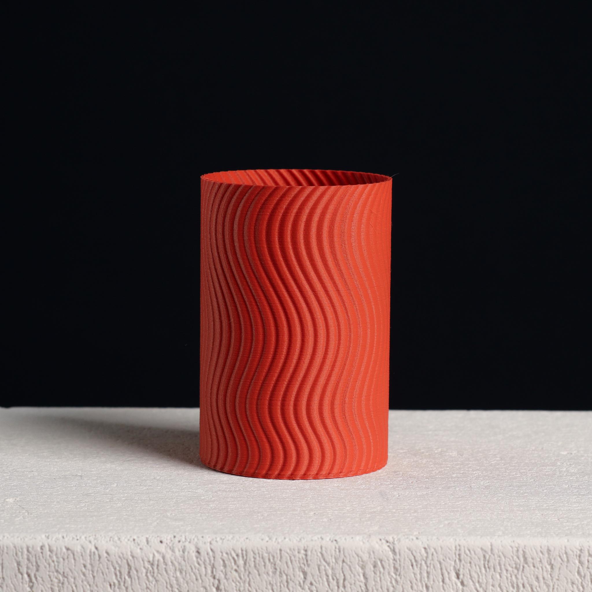  Wavy Pencil Holder (vase mode)  3d model