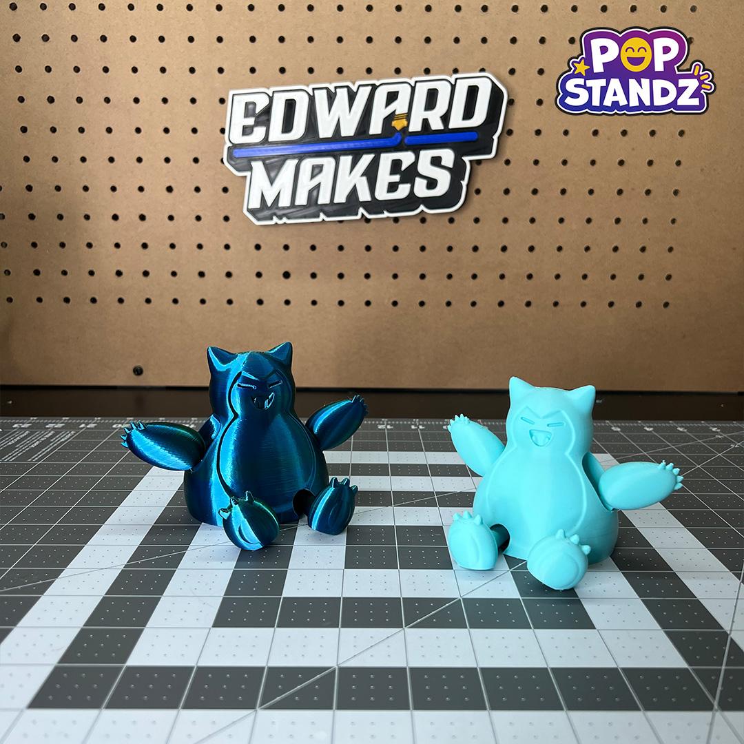 SNORLAX POPSTANDZ DEVICE HOLDER 3d model