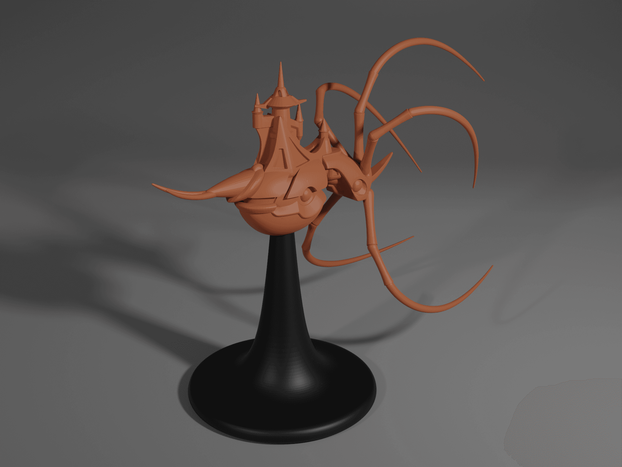 Neogi Mindspider Ship Spelljammer Miniature from DnD 3d model