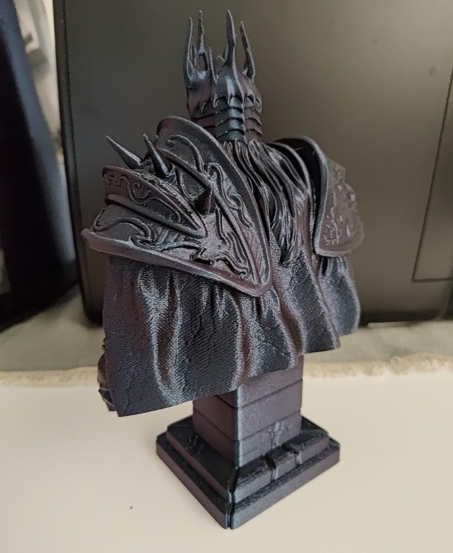 Lich King bust - WoW (Pre-Supported) 3d model