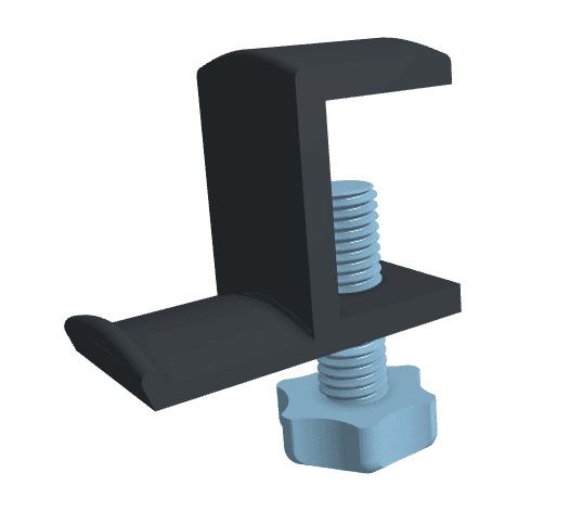 Headset desk-side hanger 3d model