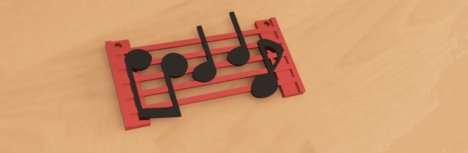 Hang keys #Junetunes 3d model